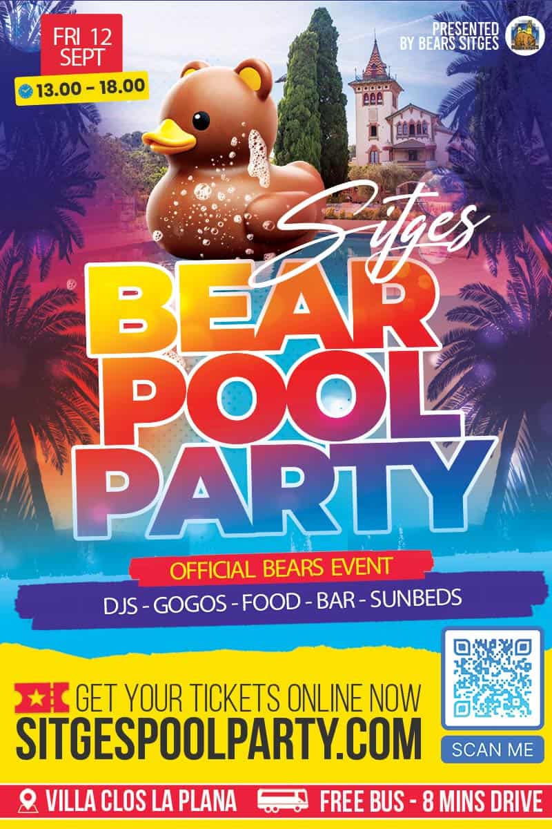 Sitges Bear Week Official Pool Party